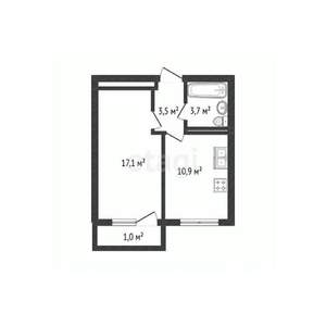 1-к квартира, вторичка, 35м2, 14/24 этаж