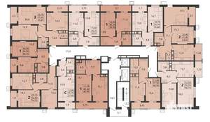 2-к квартира, вторичка, 55м2, 10/18 этаж