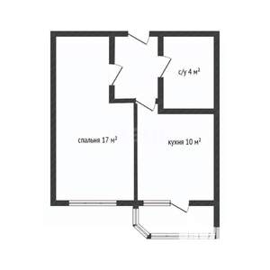 1-к квартира, вторичка, 32м2, 10/22 этаж