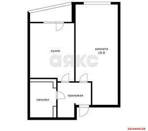 1-к квартира, вторичка, 42м2, 11/22 этаж