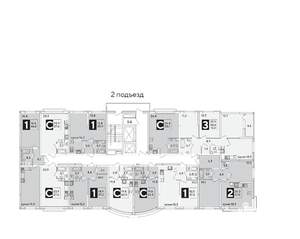 3-к квартира, вторичка, 73м2, 6/16 этаж