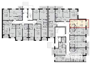 Студия квартира, строящийся дом, 30м2, 1/3 этаж