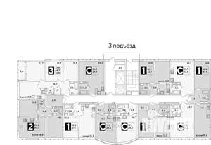 2-к квартира, вторичка, 61м2, 15/16 этаж