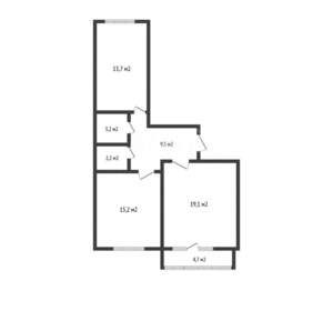 2-к квартира, вторичка, 63м2, 18/24 этаж