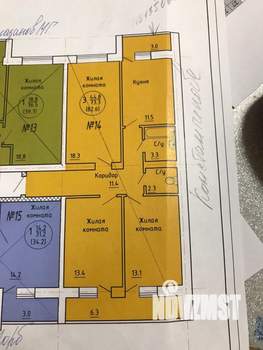 3-к квартира, вторичка, 82м2, 2/7 этаж