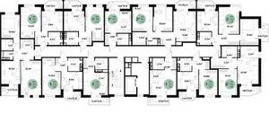 2-к квартира, вторичка, 53м2, 9/9 этаж