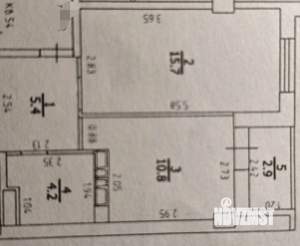 1-к квартира, вторичка, 36м2, 5/16 этаж