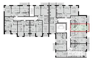 Студия квартира, строящийся дом, 28м2, 3/3 этаж