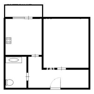 1-к квартира, вторичка, 38м2, 5/16 этаж