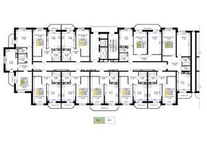 1-к квартира, вторичка, 45м2, 6/19 этаж