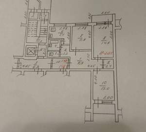 3-к квартира, вторичка, 68м2, 1/9 этаж