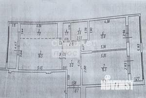 3-к квартира, вторичка, 73м2, 9/9 этаж