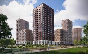 2-к квартира, строящийся дом, 58м2, 17/18 этаж