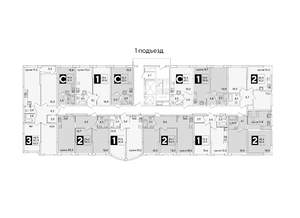 1-к квартира, вторичка, 38м2, 2/16 этаж