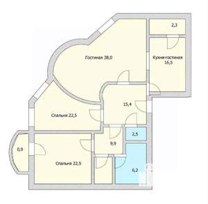 3-к квартира, вторичка, 139м2, 9/14 этаж