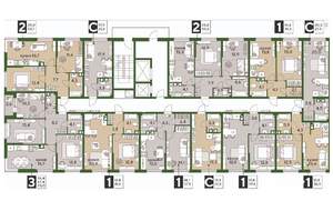 3-к квартира, вторичка, 70м2, 9/16 этаж