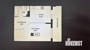 1-к квартира, вторичка, 40м2, 16/20 этаж