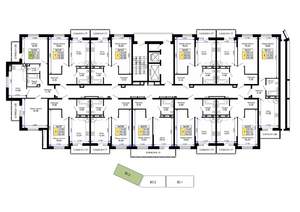 1-к квартира, вторичка, 45м2, 11/15 этаж