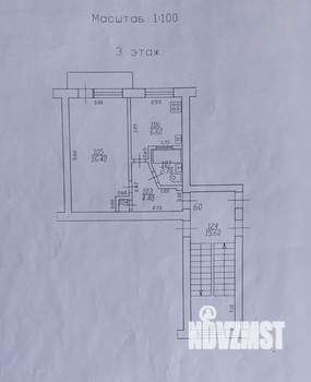 1-к квартира, вторичка, 30м2, 3/5 этаж