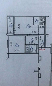 1-к квартира, вторичка, 40м2, 6/16 этаж