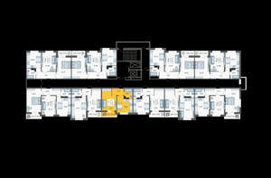 1-к квартира, вторичка, 33м2, 8/16 этаж