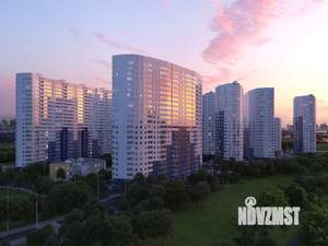 2-к квартира, строящийся дом, 59м2, 2/24 этаж