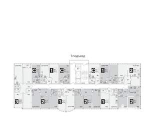 1-к квартира, вторичка, 40м2, 15/16 этаж