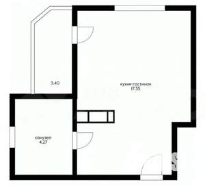 Студия квартира, вторичка, 22м2, 5/8 этаж