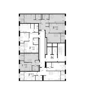 3-к квартира, вторичка, 92м2, 3/16 этаж