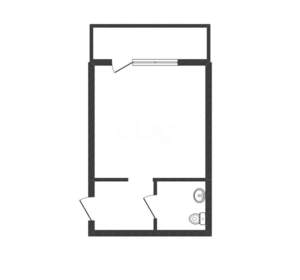 Студия квартира, вторичка, 27м2, 1/3 этаж