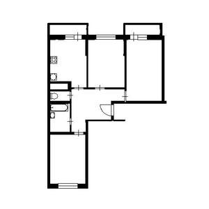 3-к квартира, вторичка, 78м2, 13/17 этаж
