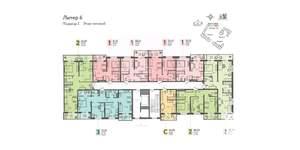 1-к квартира, вторичка, 34м2, 6/18 этаж