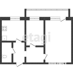 2-к квартира, вторичка, 52м2, 1/19 этаж