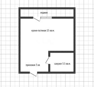 Студия квартира, вторичка, 23м2, 5/20 этаж