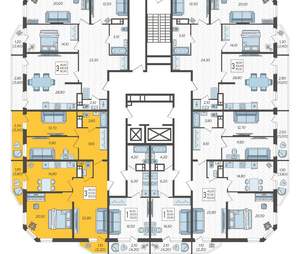 3-к квартира, вторичка, 103м2, 16/16 этаж