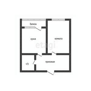1-к квартира, вторичка, 44м2, 10/18 этаж