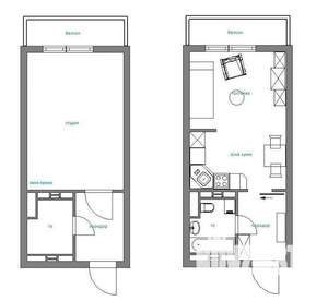 Студия квартира, вторичка, 28м2, 5/6 этаж
