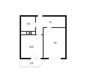 1-к квартира, вторичка, 39м2, 7/10 этаж