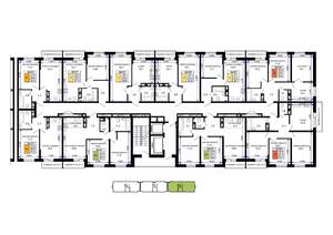 1-к квартира, вторичка, 38м2, 6/16 этаж
