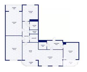 5-к квартира, вторичка, 160м2, 9/23 этаж
