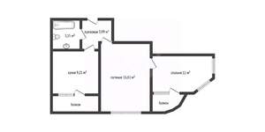 2-к квартира, вторичка, 45м2, 2/16 этаж