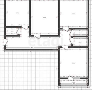 3-к квартира, вторичка, 65м2, 2/9 этаж