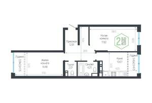 2-к квартира, вторичка, 65м2, 10/24 этаж