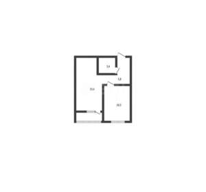 1-к квартира, вторичка, 36м2, 11/15 этаж