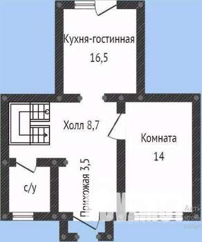 3-к квартира, вторичка, 117м2, 1/2 этаж