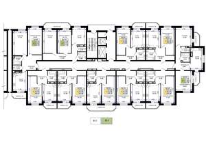 1-к квартира, вторичка, 45м2, 16/19 этаж
