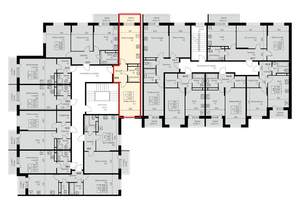 1-к квартира, вторичка, 43м2, 3/3 этаж