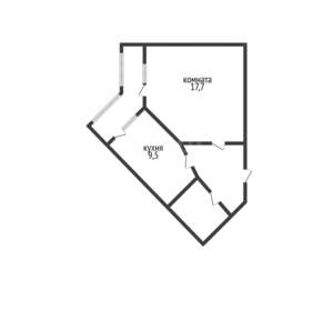 1-к квартира, вторичка, 36м2, 4/6 этаж