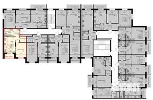 1-к квартира, строящийся дом, 42м2, 3/3 этаж