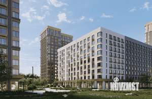 1-к квартира, строящийся дом, 35м2, 3/18 этаж